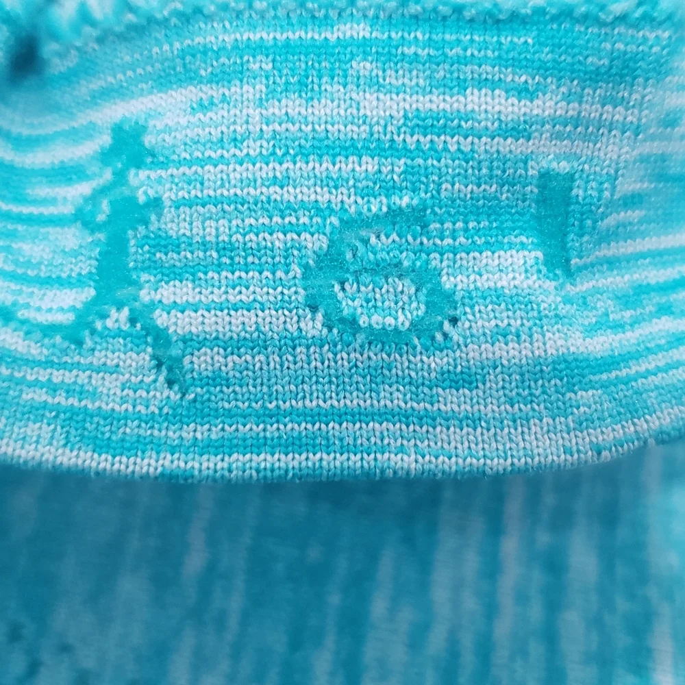 lululemon athletica Women's Turquoise Heather Short Sleeve Tee